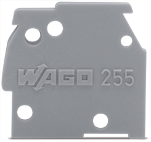 WAGO GmbH & Co. KG Abschlussplatte anrastbar rot 255-500