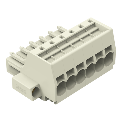 WAGO GmbH & Co. KG 1-Leiter-Federleiste CAGECLAMP,10mm²,lgr 831-3106/107-000