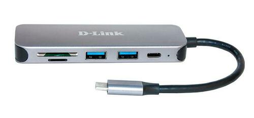DLink Deutschland 5-in-1 USB-C Hub mit Card Reader DUB-2325/E