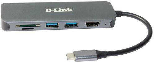 DLink Deutschland 6-in-1 USB-C Hub mit HDMI DUB-2327