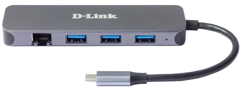DLink Deutschland 5-in-1 USB-C Hub mit Gigabit DUB-2334