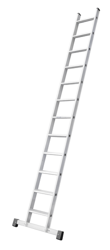 Geis&Knoblauch Stufenanlegeleiter alu, 12 Stufen 7512-7