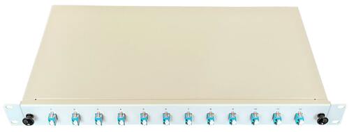 Paschke Spleissbox ausziehbar 19" 12xLCd OM3 AQUA 442405-12SA