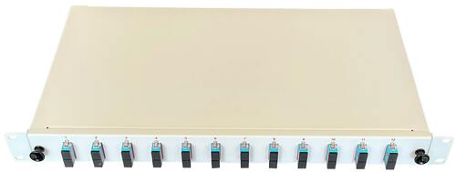 Paschke Spleissbox ausziehbar 19" 12xSCd OM3 AQUA 443705AQ-12SA