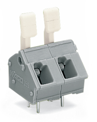 WAGO GmbH & Co. KG Leiterplattenklemme Drücker,2,5 mm²,grau 256-510/333-000 WAGO GmbH & Co. KG Leiterplattenklemme Drücker,2,5 mm²,grau 256-510/333-000