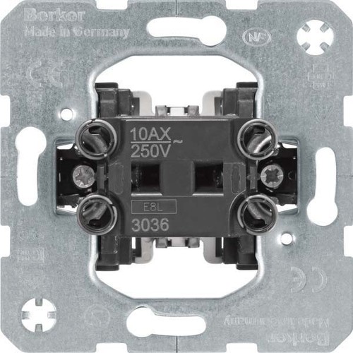 Berker Wipp-Schalter 1p. UP 10A Aus/Wechsel 3036
