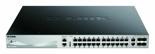 DLink Deutschland Gigabit Stack Switch 30-Port Layer 3 PoE DGS-3130-30PS/E