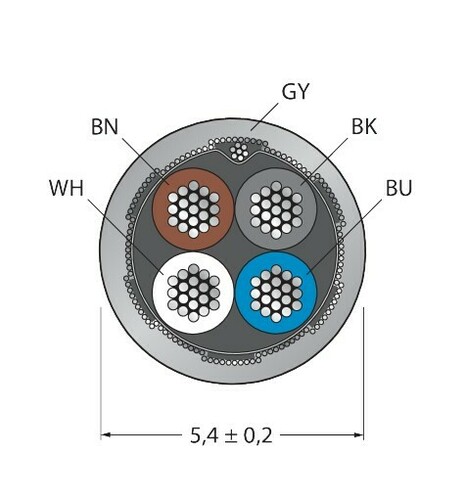 Turck Aktuator- u. Sensorleitung PVC CABLE4X0.34#6628842