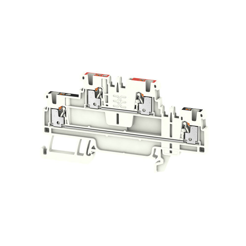 Weidmüller Mehrstock-Reihenklemme PUSH IN, 1.5 mm² A2T 1.5 KNX RD-BK