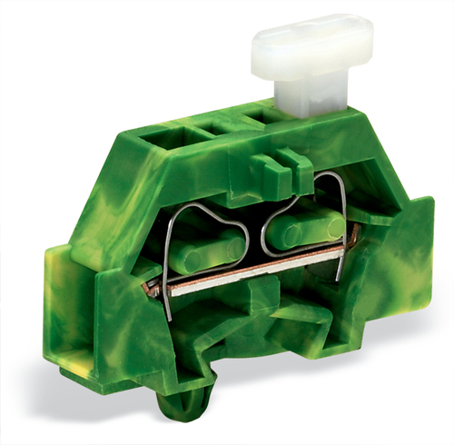 WAGO GmbH & Co. KG 2-Leiter-Klemme einseitig Rastfuß,grün-gelb 261-317/331-000