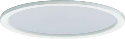 Ridi-Leuchten Abdeckscheibe opal m. Dekorring weiß DGOD 235 W
