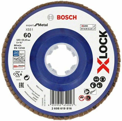 Bosch Power Tools X-LOCK-Fächerschleifer 2608619816 2608619816 (VE10)