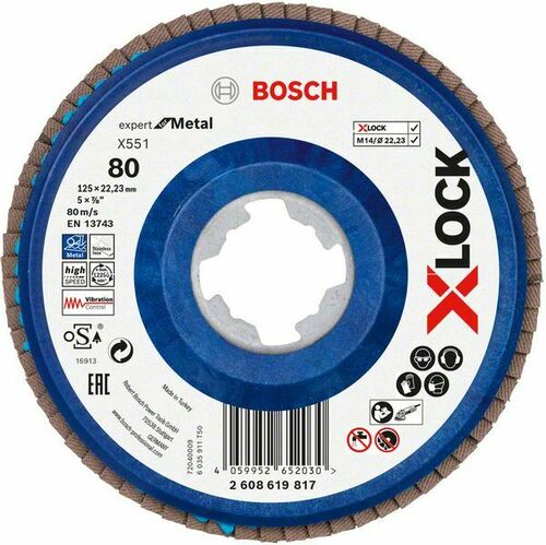 Bosch Power Tools X-LOCK-Fächerschleifer 2608619817 2608619817 (VE10)