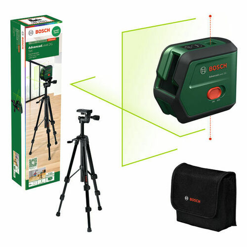 Bosch Power Tools Kreuzlinen-Laser Set AdvancedLevel 2G Set 0603663G01