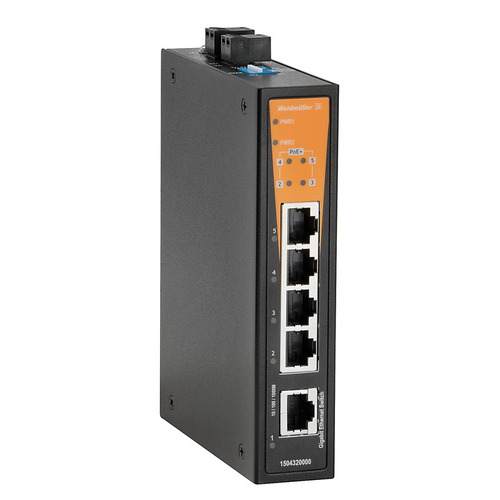Weidmüller Schalter unmanaged PoE IESWBL05T1GT4GTPOE