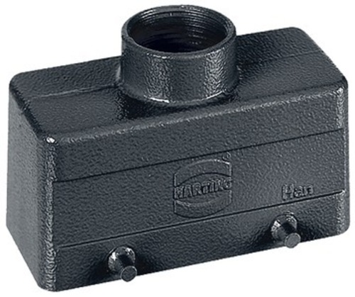 Harting Tüllengehäuse schwarz niedrige Bauform 09307161420 Harting Tüllengehäuse schwarz niedrige Bauform 09307161420