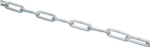 Erico Gliederkette 1 Ktn = 30m 32x12mm N=400 max CHN17K