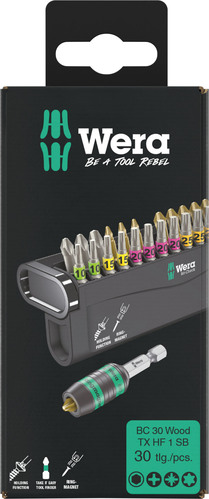 Wera Werk Bit-Check 30 Wood TX HF 1 SB 05057437001