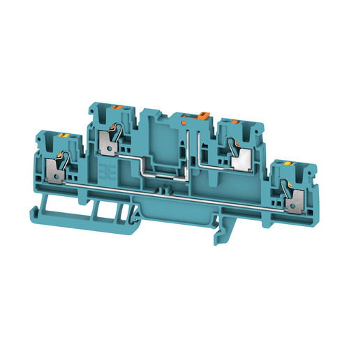 Weidmüller Klemme PUSH IN, 2.5 mm² A2T 2.5 DT/FT BL