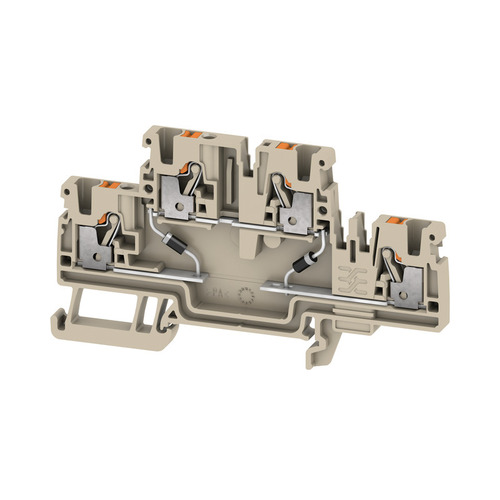 Weidmüller Klemme PUSH IN, 2.5 mm² A2T 2.5 EM2 D/5 Weidmüller Klemme PUSH IN, 2.5 mm² A2T 2.5 EM2 D/5