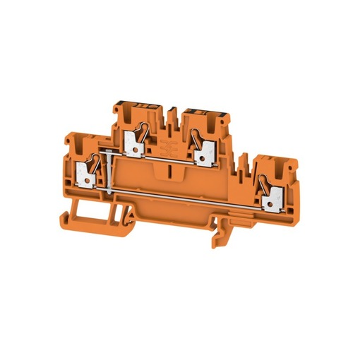 Weidmüller Klemme PUSH IN, 2.5 mm² A2T 2.5 VL OR