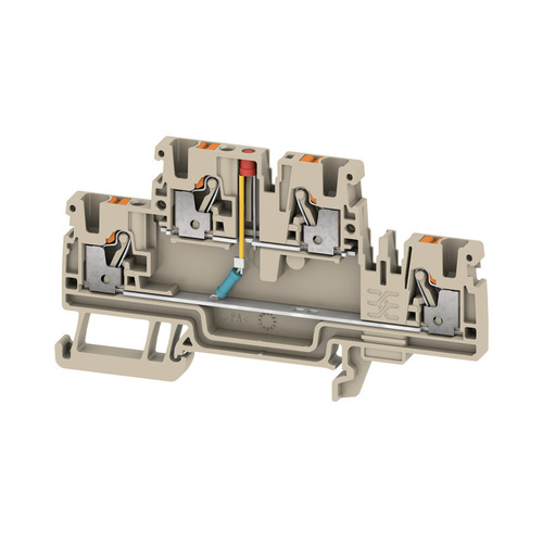 Weidmüller Klemme PUSH IN, 2.5 mm² A2T2.5EM124VUCLEDRD1