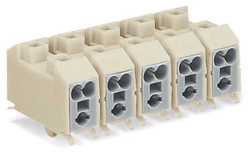 WAGO GmbH & Co. KG Netzanschlussklemme mit Rastfüßen,weiß 272-133/201-000