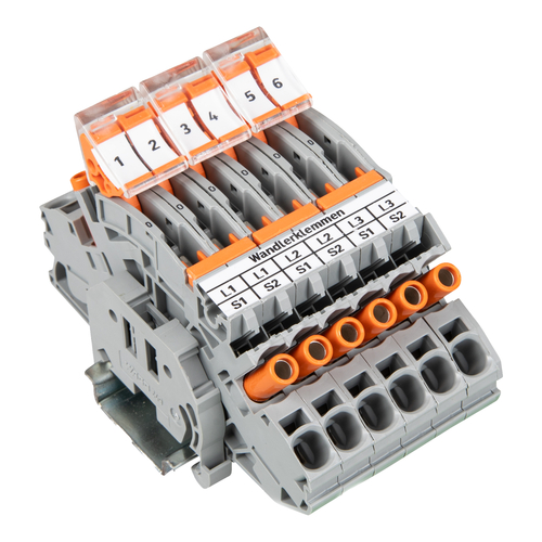 WAGO GmbH & Co. KG Stromwandlerklemmenblock 821-201
