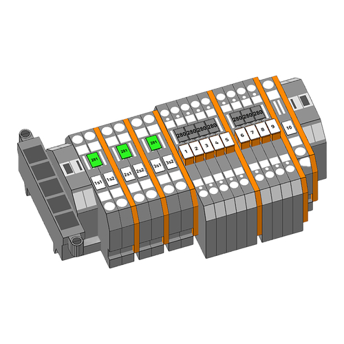WAGO GmbH & Co. KG Stromwandlerklemmenblock 821-208