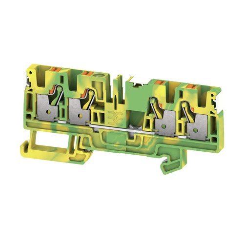 Weidmüller Klemme PUSH IN, 4 mm² A4C 4 PE DL