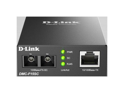 DLink Deutschland FastEthernet Konverter 10/100 Mbit/s DMC-F15SC/E