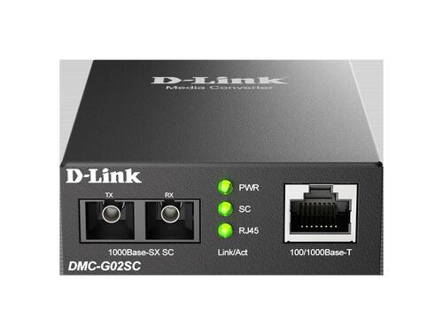 DLink Deutschland GigabitEthernet Konverter 1000 Mbit/s DMC-G02SC/E