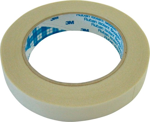 3M Deutschland Glasfaser Gewebeband 12 mm x 33 m, weiß Scotch 69 12x33