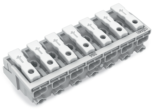WAGO GmbH & Co. KG Leuchtenanschlussklemme ohne PE-Kontakt,weiß 294-4007