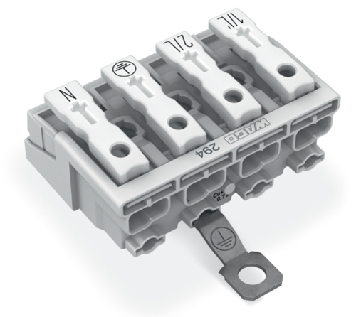 WAGO GmbH & Co. KG Leuchtenanschlussklemme PE-Schraubkontakt,ws 294-4424
