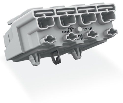 WAGO GmbH & Co. KG Leuchtenanschlussklemme E-Direktkontakt,weiß 294-5114