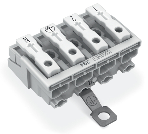 WAGO GmbH & Co. KG Leuchtenanschlussklemme PE-Schraubkontakt,ws 294-5414