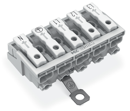 WAGO GmbH & Co. KG Leuchtenanschlussklemme PE-Schraubkontakt,ws 294-5415