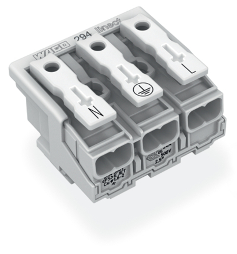 WAGO GmbH & Co. KG Leuchtenanschlussklemme für Linect,weiß 294-8013
