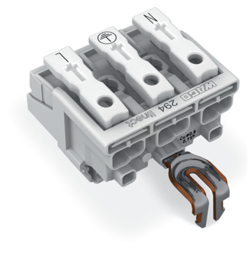 WAGO GmbH & Co. KG Leuchtenanschlussklemme für Linect,weiß 294-8213