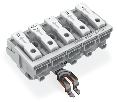 WAGO GmbH & Co. KG Leuchtenanschlussklemme für Linect,weiß 294-8325