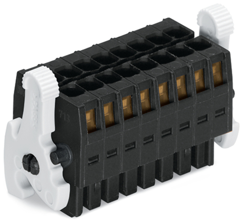 WAGO GmbH & Co. KG 1-LeiterFederleiste2reihig CAGECLAMP 1,5mm²,sw 713-1104/037-000