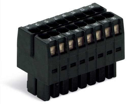 WAGO GmbH & Co. KG 1-LeiterFederleiste2reihig CAGECLAMP 1,5mm²,sw 713-1106/000-9037