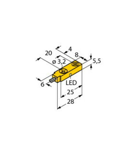 Turck Sensor induktiv BI2-Q5.5-AP6X