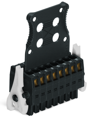 WAGO GmbH & Co. KG 1-LeiterFederleiste2reihig CAGECLAMP 1,5mm²,sw 713-1108/037-9037/03