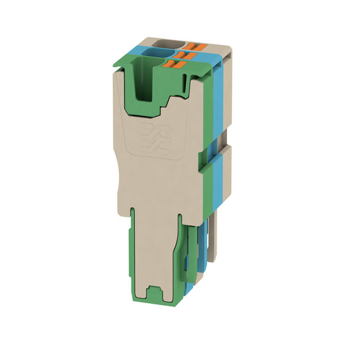 Weidmüller Stecker PUSH IN, 4 mm² APG 4/3-BG-BL-GN Weidmüller Stecker PUSH IN, 4 mm² APG 4/3-BG-BL-GN