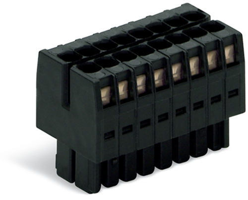 WAGO GmbH & Co. KG 1-LeiterFederleiste2reihig CAGECLAMP 1,5mm²,sw 713-1112/000-047