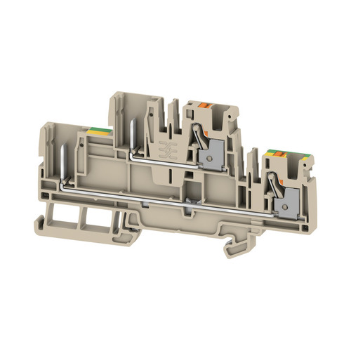 Weidmüller Klemme PUSH IN, 4 mm² APGTB42TFT-PE4C/2