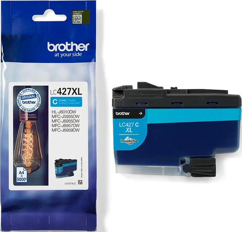 Brother Tintenpatrone cyan LC-427XLC