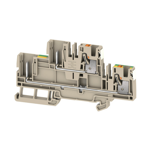 Weidmüller Klemme PUSH IN, 4 mm² APGTB42TFT-PE4C/2DL